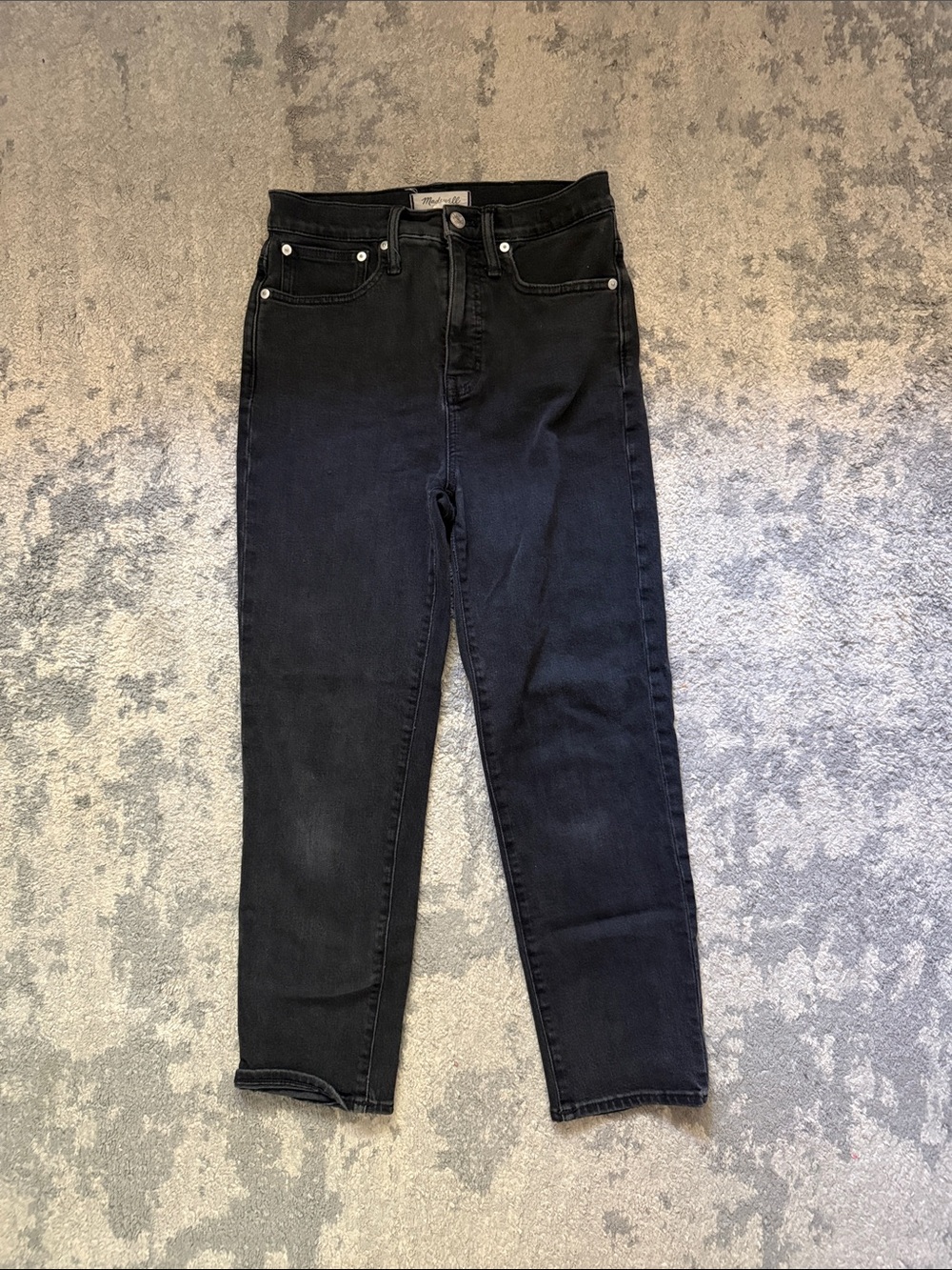 Madewell Classic Straight Jean in Black